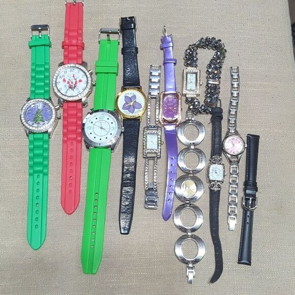 Allen Lyle, Xtime, SL, DMN, Chico's 10 watch bundle - Picture 1 of 9